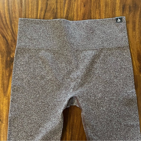 NWT Ryderwear Ribbed Seamless Leggings Chocolate Marl size XL - Picture 4 of 11